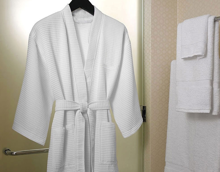 Waffle Weave Robe 2